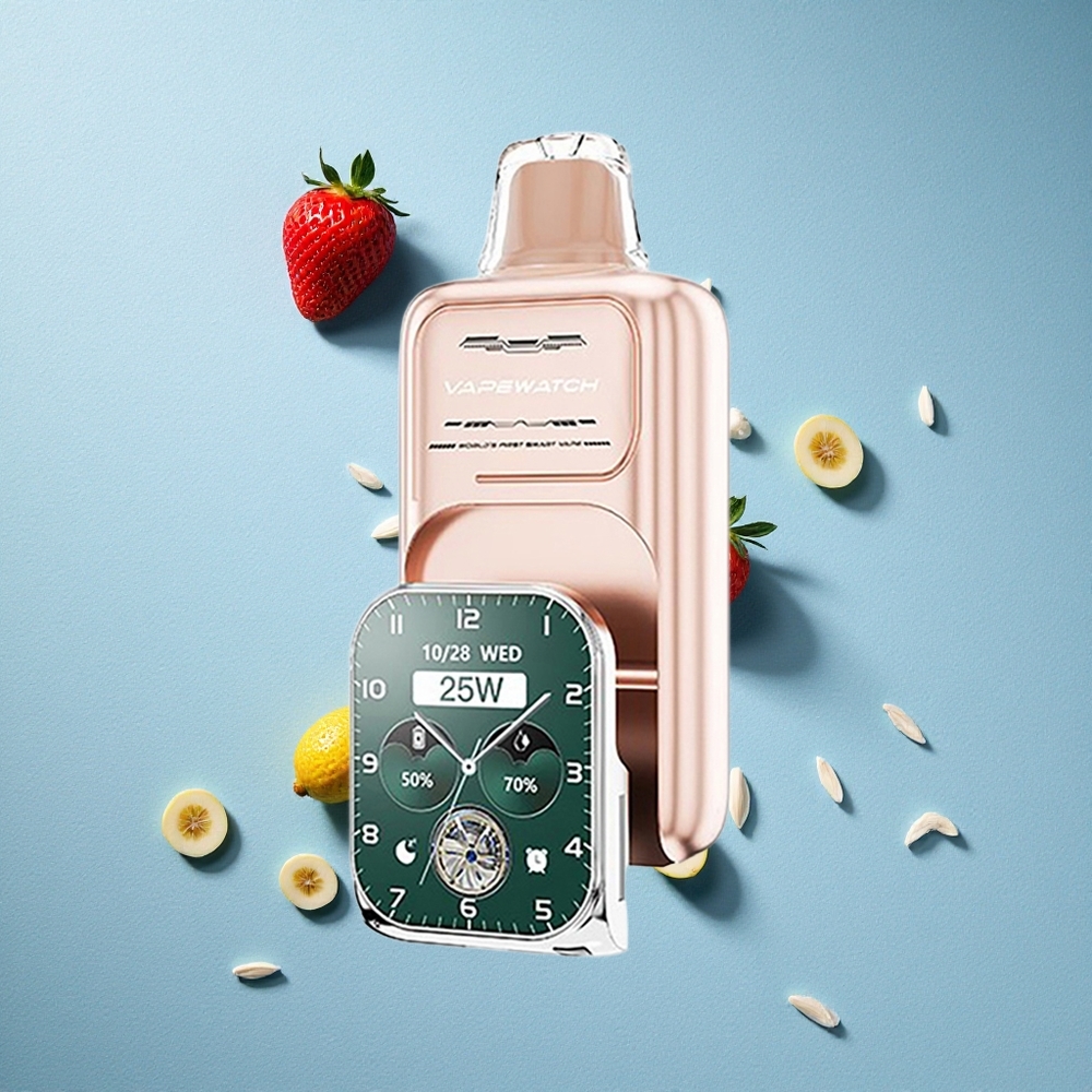JNR Vape Watch 30000 Puffs ستروبيري موز سعة السائل 19 مل